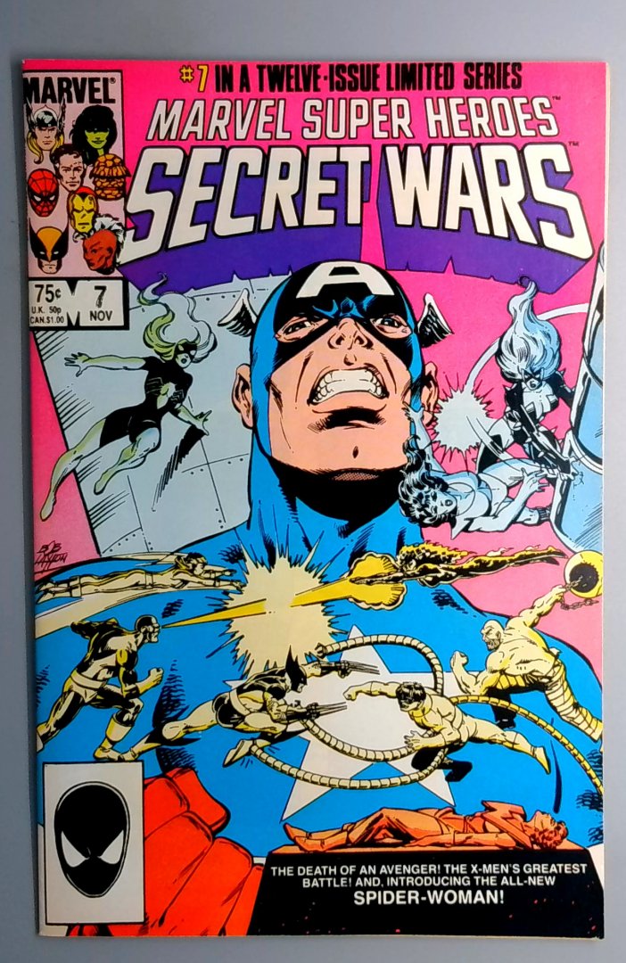 Marvel Super-Heroes: Secret Wars #7 NM- 1st Spider-Woman Marvel 1984