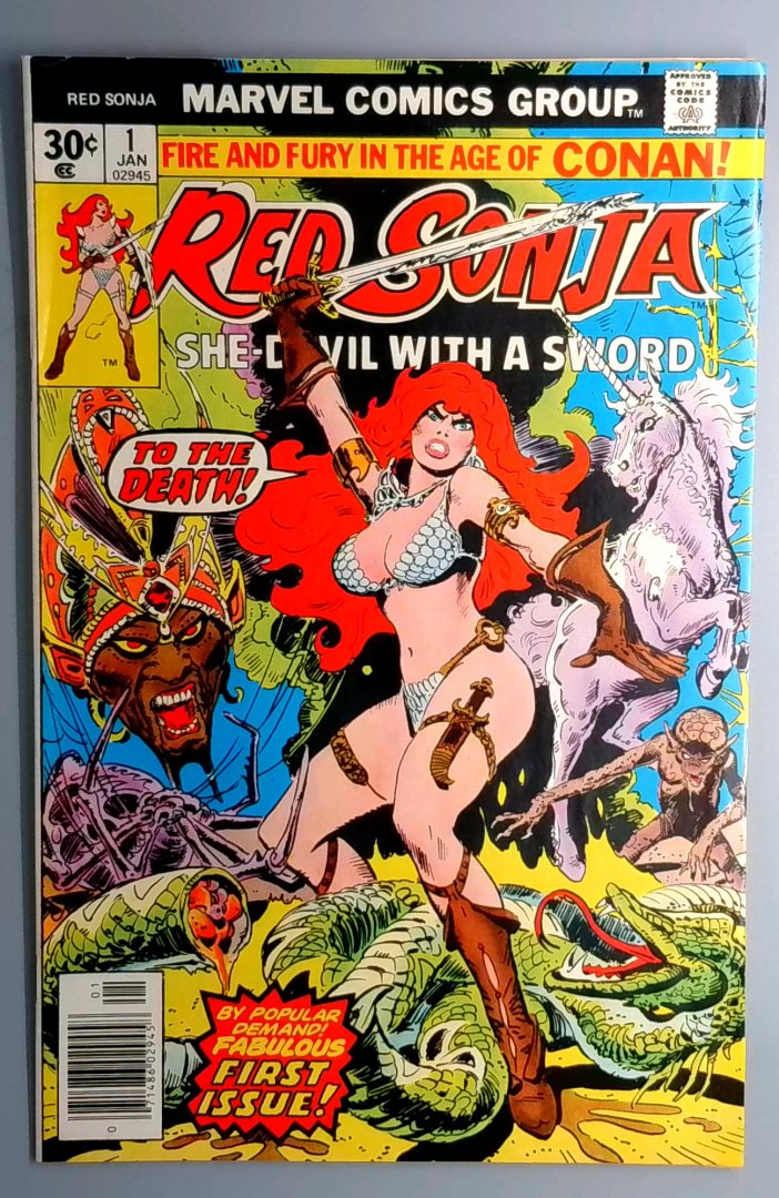Red Sonja #1 VG- Marvel