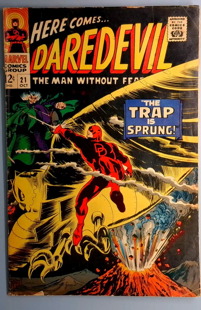 Daredevil #21 GD+ Owl Appearance Marvel 1966