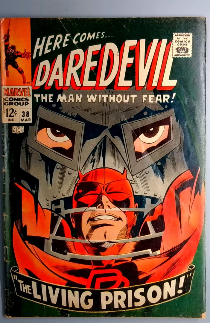 Daredevil #38 VG Dr. Doom Marvel 1968