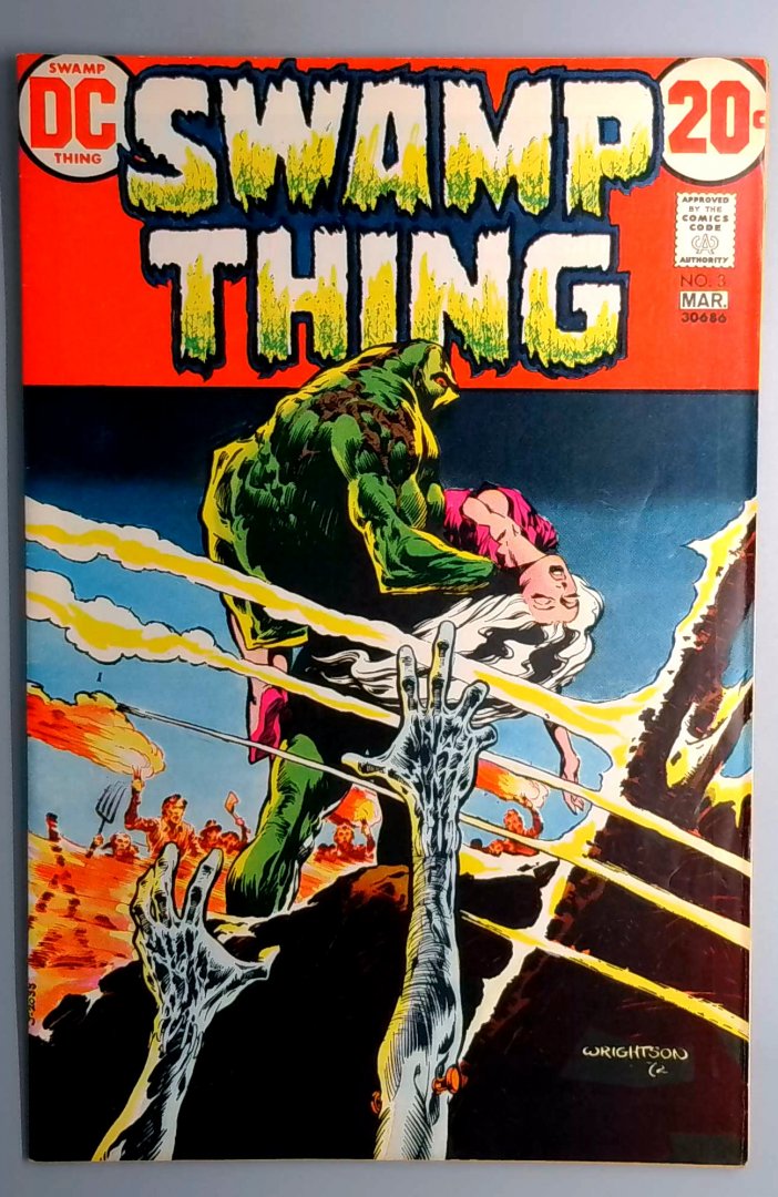 Swamp Thing #3 FN+ 1st Full Patchwork Man DC Comics 1972