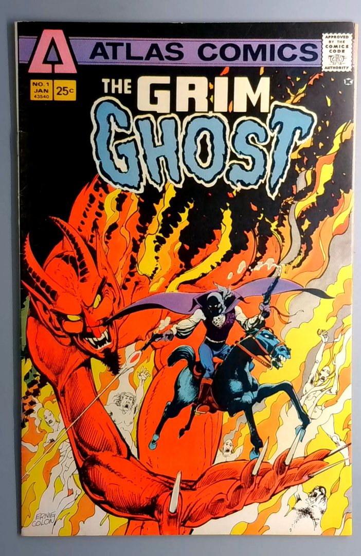 Grim Ghost #1 FN+ Atlas Comics