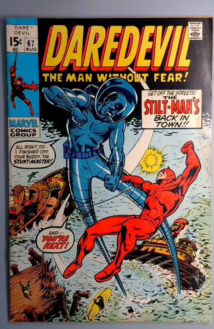 Daredevil #67 VG Stilt-Man Marvel 1970