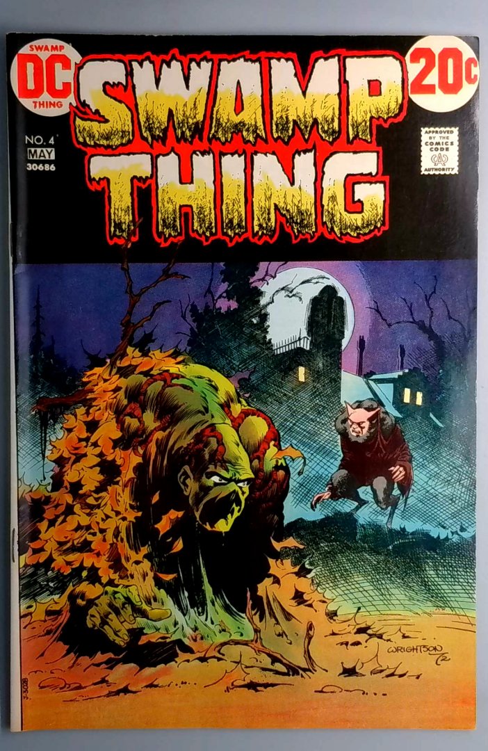 Swamp Thing #4 VF+ DC 1973