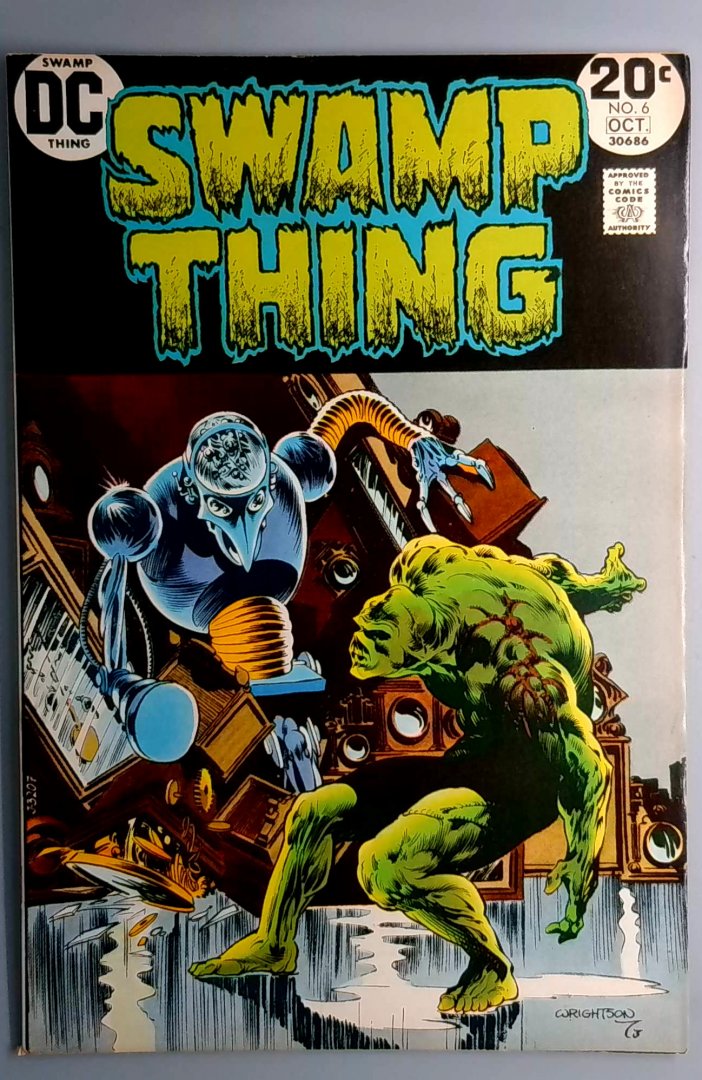 Swamp Thing #6 VF+ DC 1973