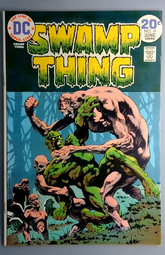 Swamp Thing #10 VF/NM Last Bernie Wrightson Issue, DC 1974