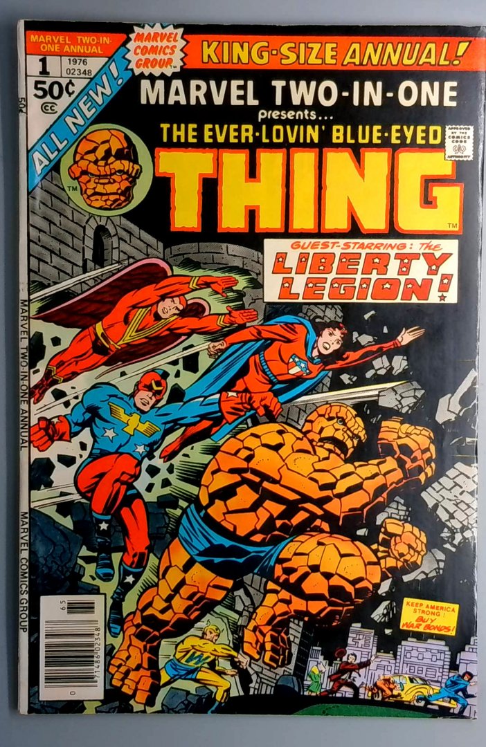 Marvel Two-In-One Annual #1 VG/FN Marvel 1976