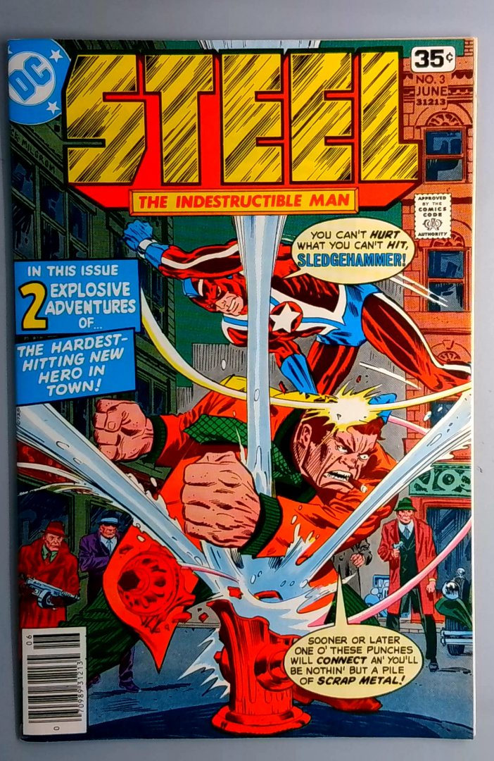 Steel The Indestructible Man #3 NM- DC 1978 Copy 2