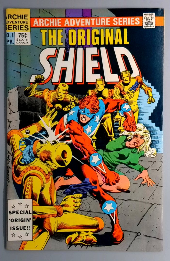 Original Shield #1 VF Archie Adventure Series 1984 Copy2