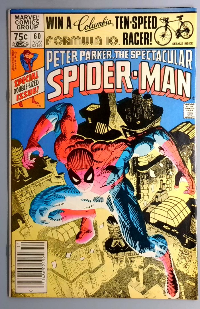 Spectacular Spider-Man #60 Frank Miller, Origin of Spider-Man Retold Marvel 1981