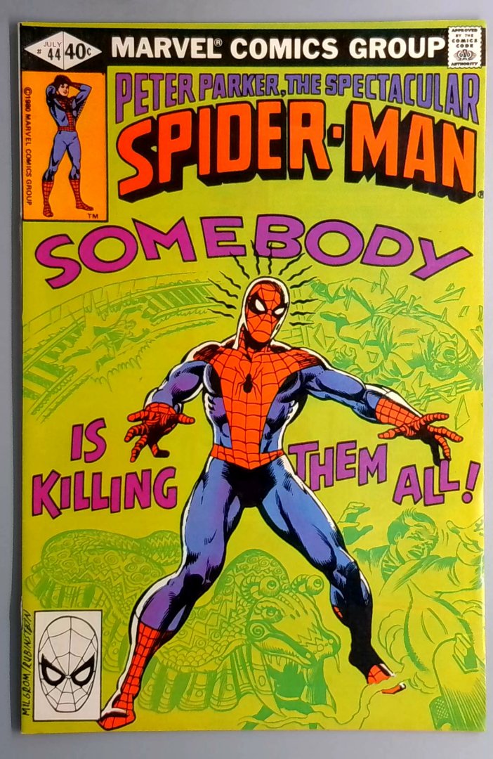 Spectacular Spider-Man #44 NM- 1st Appearance of Malachi Toomes Marvel 1980
