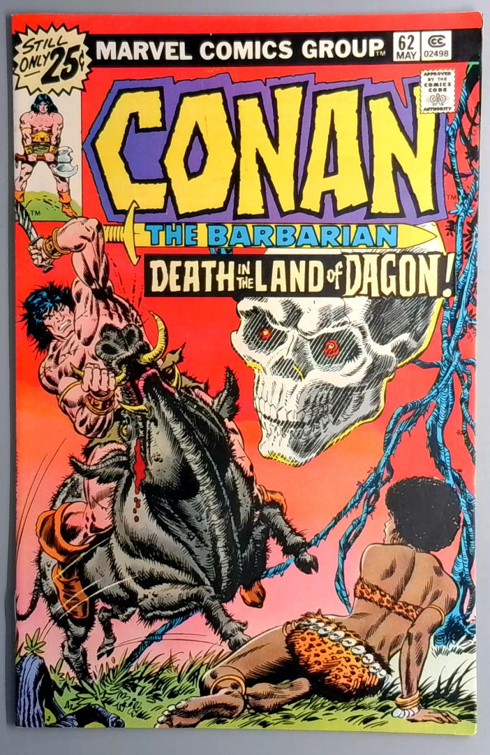 Conan the Barbarian #62 FN+ Marvel 1976