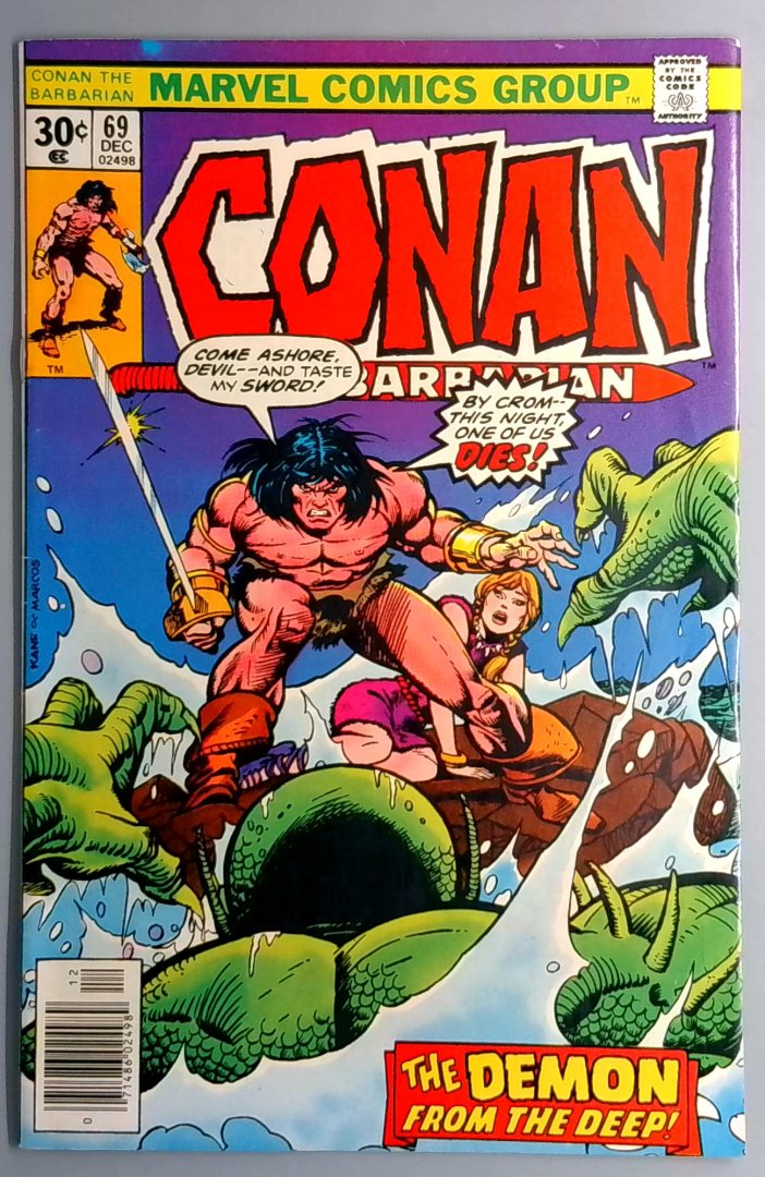 Conan the Barbarian #69 FN- Marvel 1976