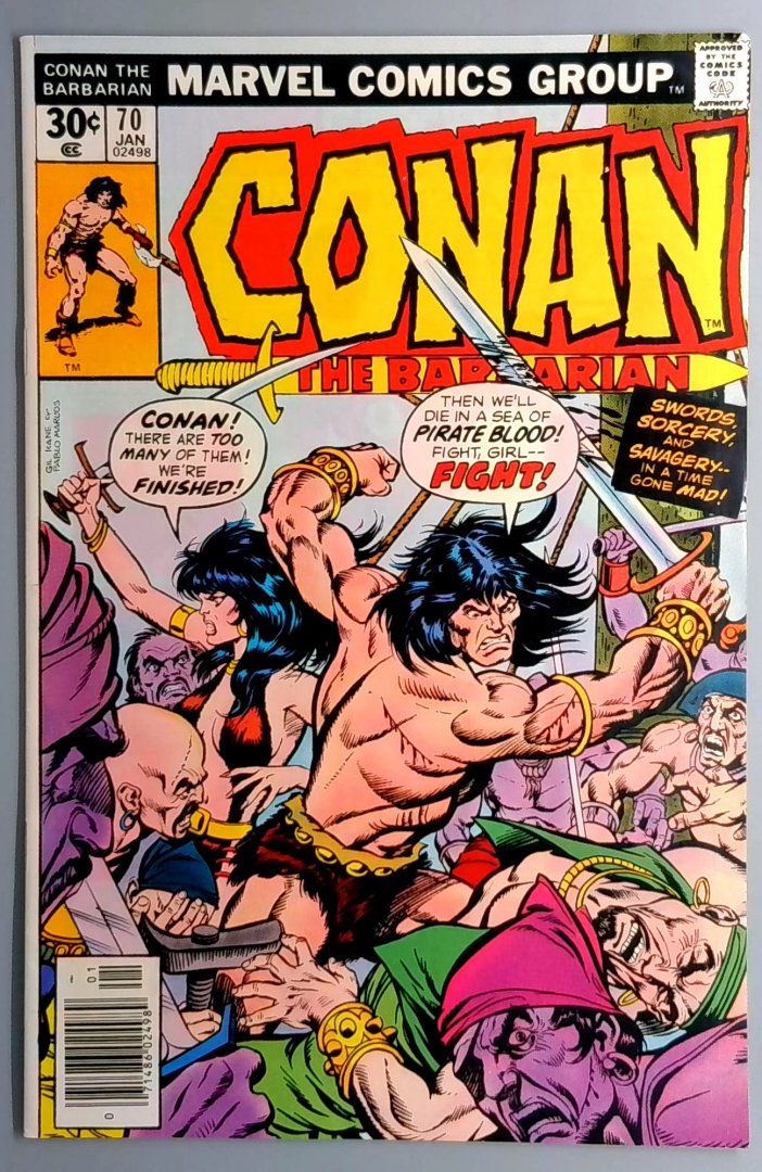 Conan the Barbarian #70 VF/NM Marvel 1977