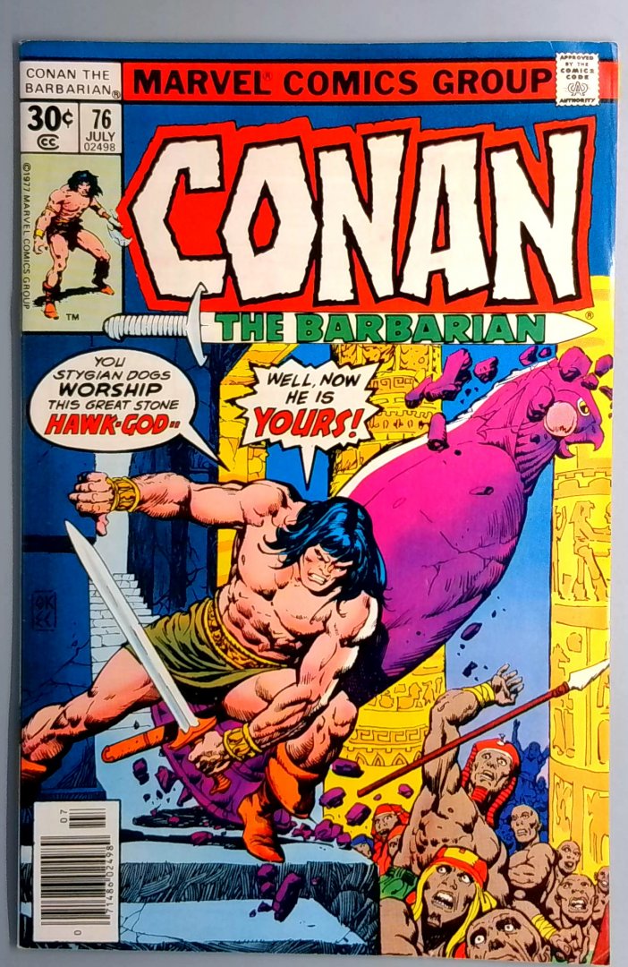 Conan the Barbarian #76 VF Marvel 1977