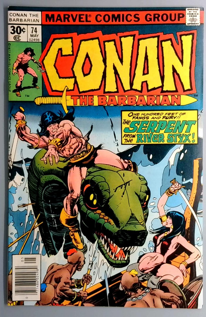 Conan the Barbarian #74 VF/NM Marvel 1977