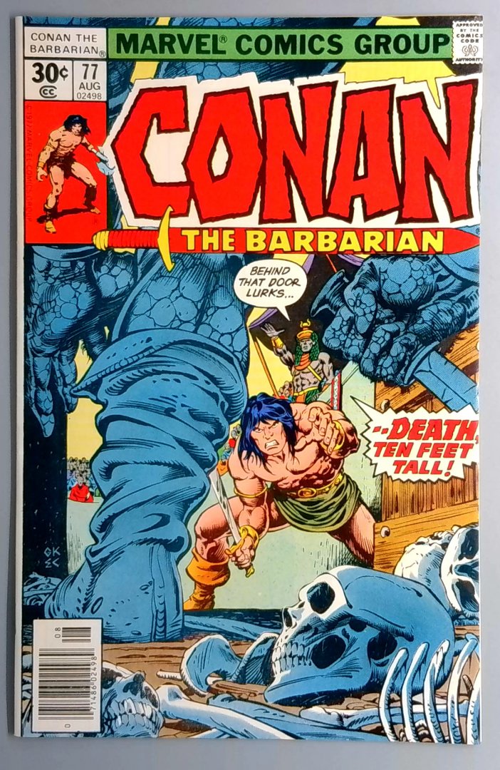 Conan the Barbarian #77 NM- Marvel Comics August 1977