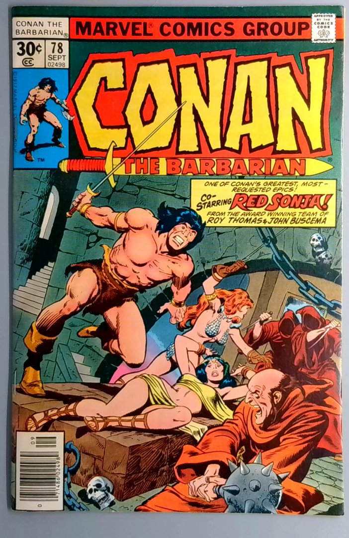 Conan the Barbarian #78 FN+ Marvel 1977 Copy3
