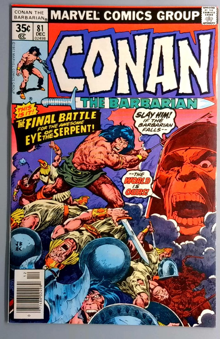 Conan the Barbarian #81 NM- Marvel Comics December 1977