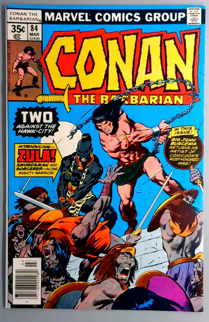 Conan the Barbarian #84 VF/NM Marvel Comics March 1978