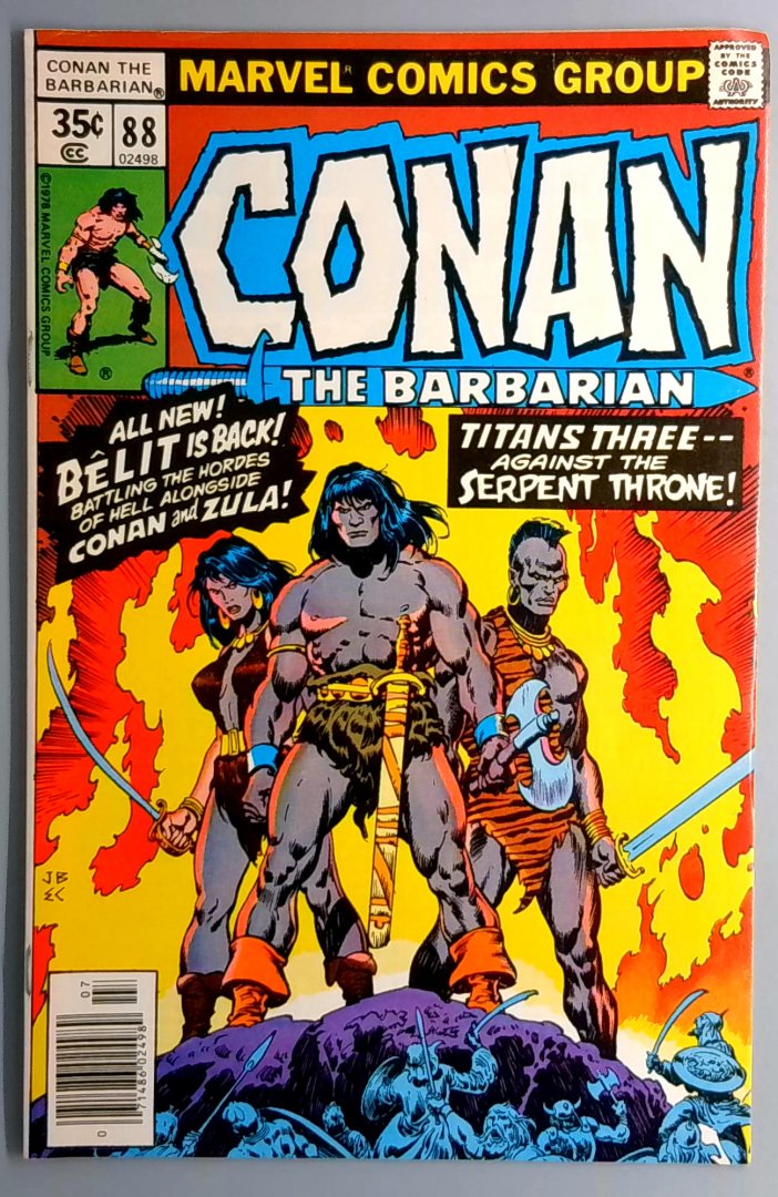 Conan the Barbarian #88 VF Marvel 1978