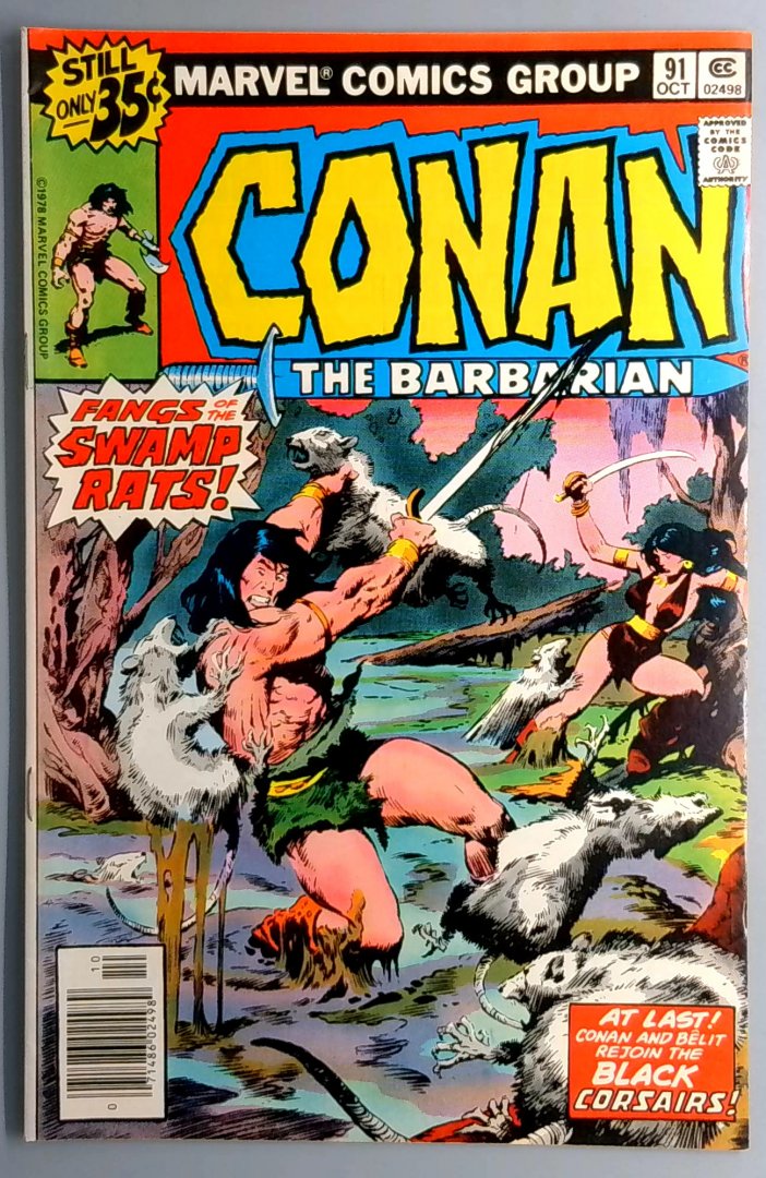 Conan the Barbarian #91 VF/NM Marvel Comics October 1978