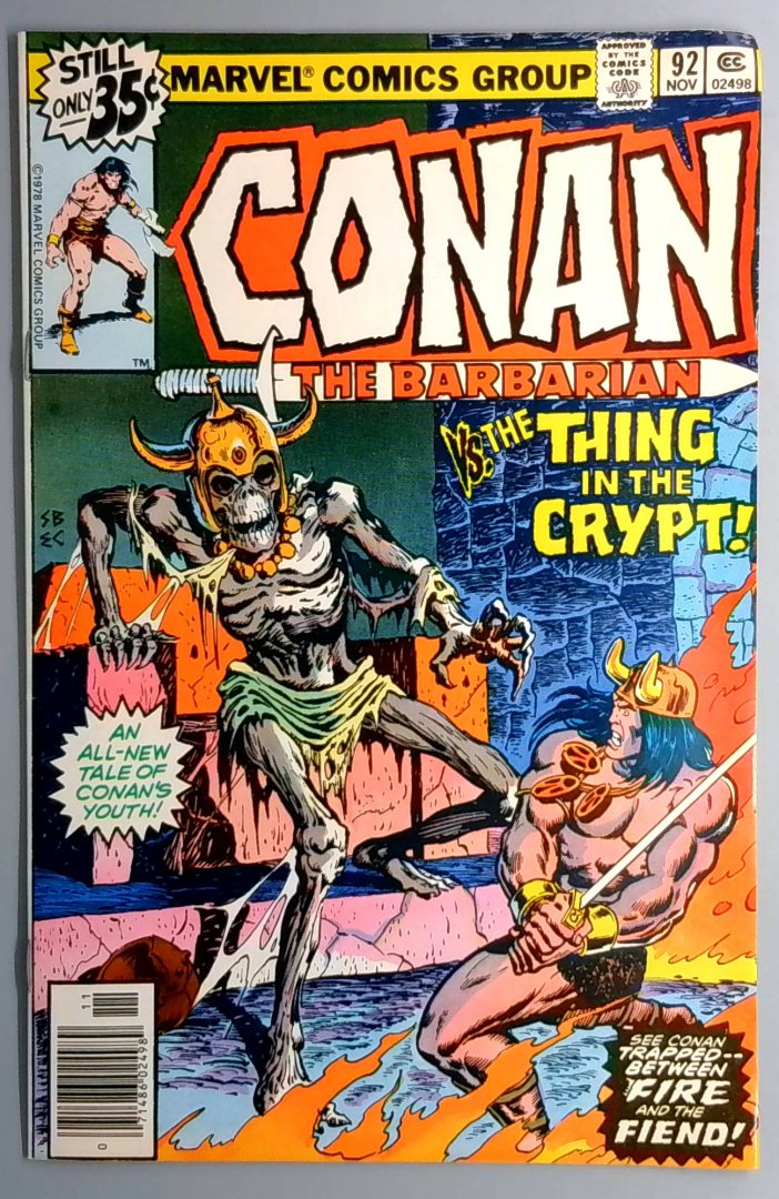 Conan the Barbarian #92 VF/NM Marvel 1978