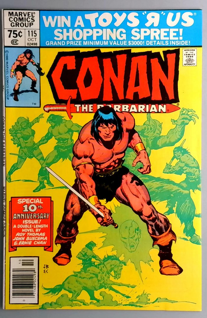 Conan the Barbarian #115 NM- Newsstand Edition Marvel 1980