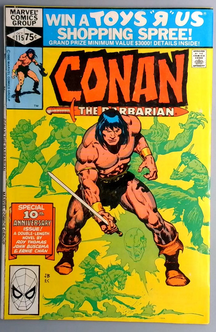 Conan the Barbarian #115 FN+ Marvel 1980