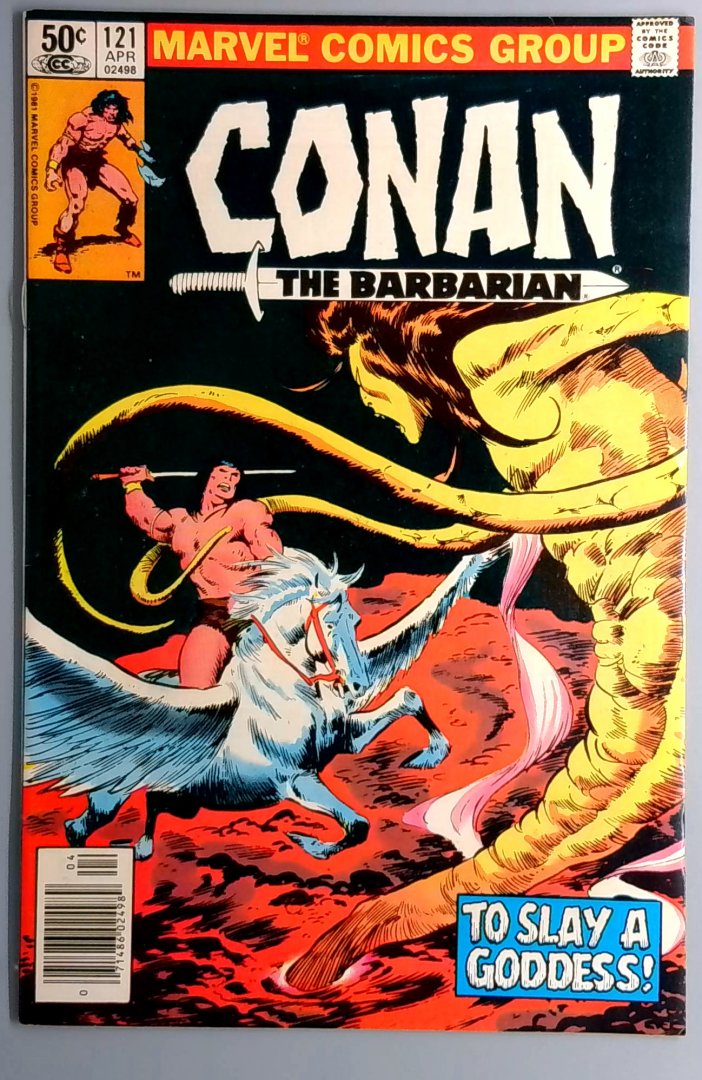 Conan the Barbarian #121 VF+ Newsstand Edition Marvel 1981