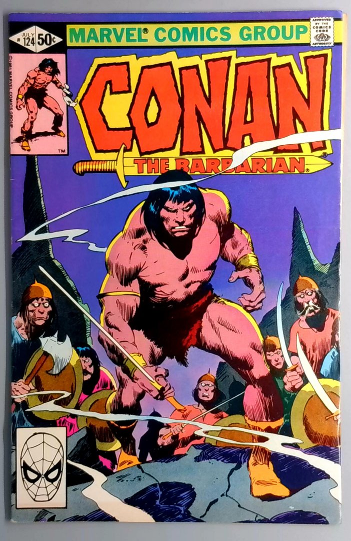 Conan the Barbarian #124 VG/FN Marvel Comics July 1981