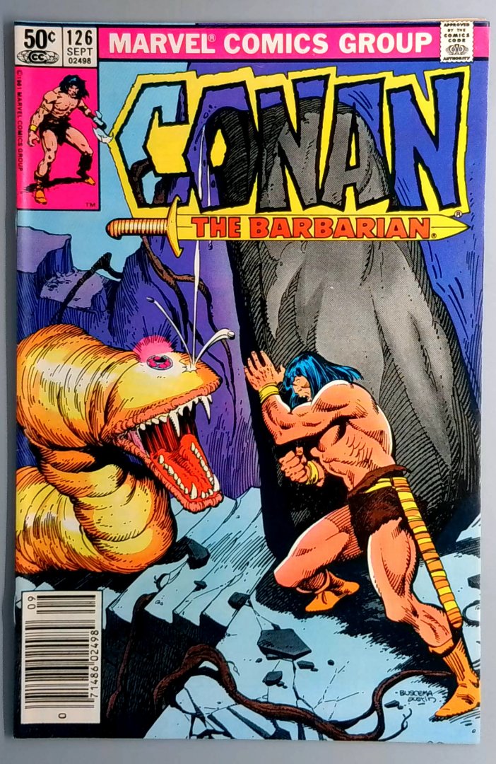 Conan the Barbarian #126 VF Newsstand Marvel Comics September 1981
