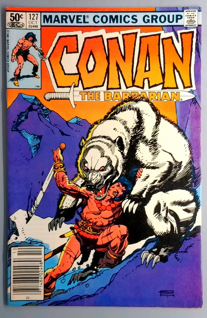 Conan the Barbarian #127 FN+ Newsstand Edition Marvel 1981