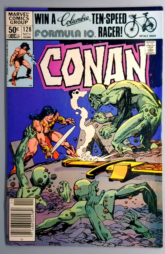 Conan the Barbarian #128 VG Newsstand Edition Marvel 1981