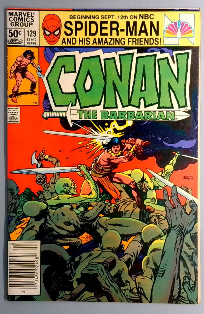 Conan the Barbarian #129 FN Newsstand Marvel Comics December 1981