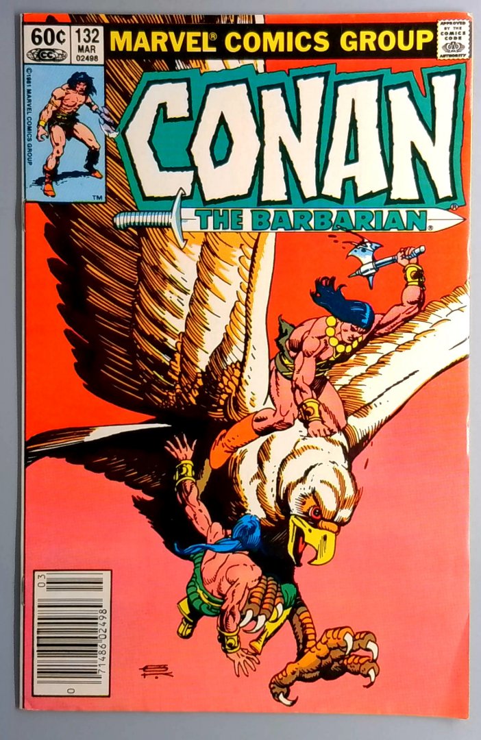 Conan the Barbarian #132 VG/FN Newsstand Edition Marvel 1982