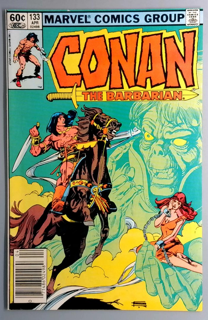 Conan the Barbarian #133 VF- Newsstand Edition Marvel 1982