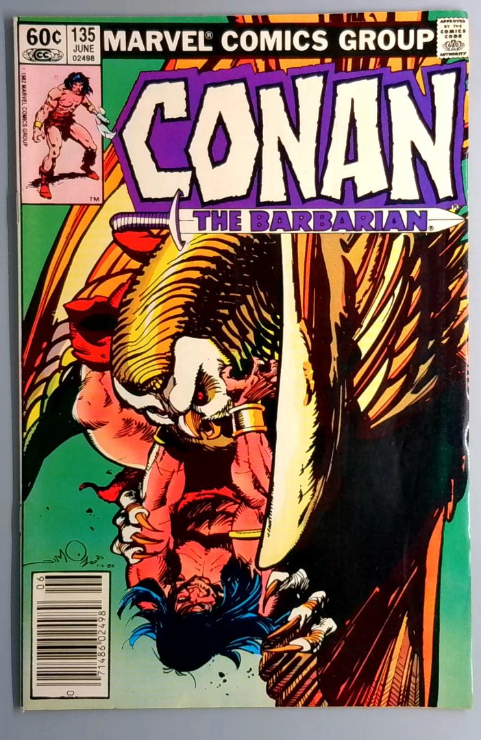 Conan the Barbarian #135 FN- Newsstand Edition Marvel 1982