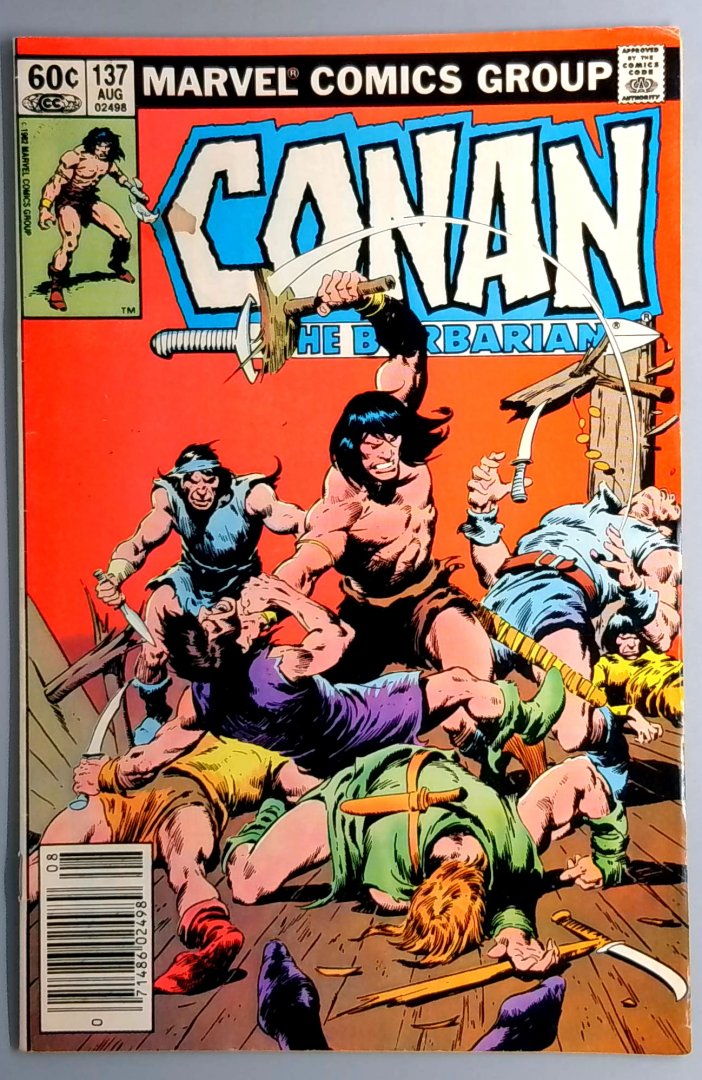Conan the Barbarian #137 VG Newsstand Marvel Comics August 1982