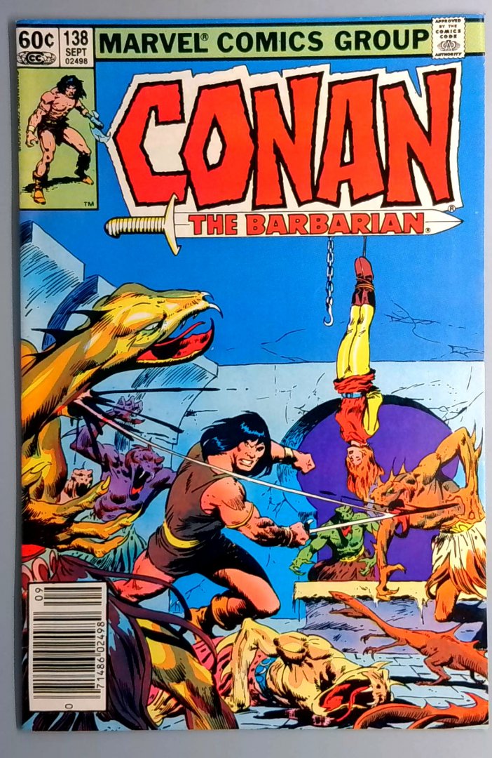 Conan the Barbarian #138 VF+ Newsstand Edition Marvel 1982