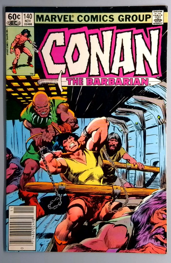Conan the Barbarian #140 VG/FN Newsstand Edition Marvel 1982