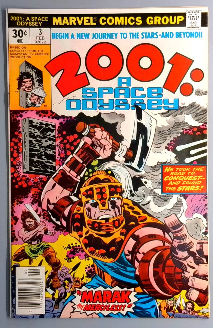 2001: a Space Odyssey #2 VF Marvel 1977 Copy2