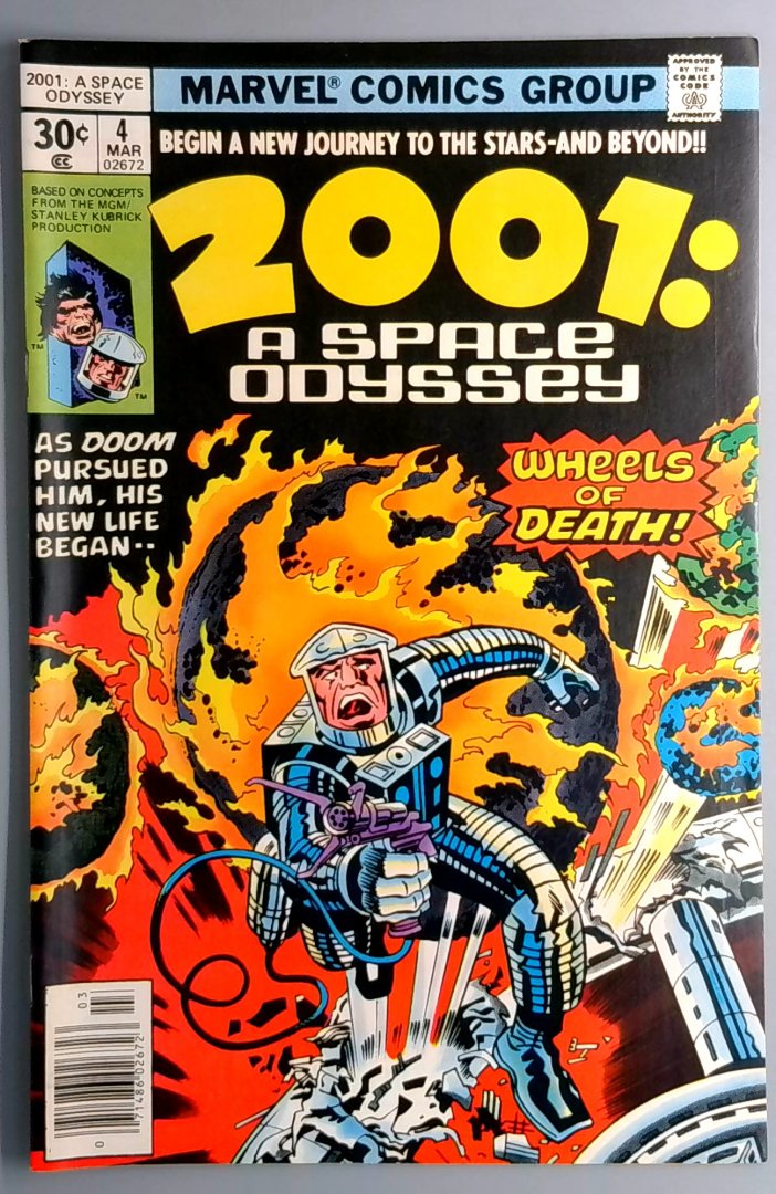 2001: A Space Odyssey #4 NM- Marvel Comics 1977 Copy2