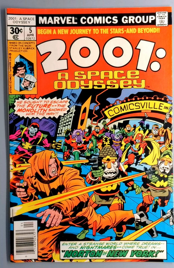 2001: A Space Odyssey #5 NM- Marvel Comics April 1977 Copy2