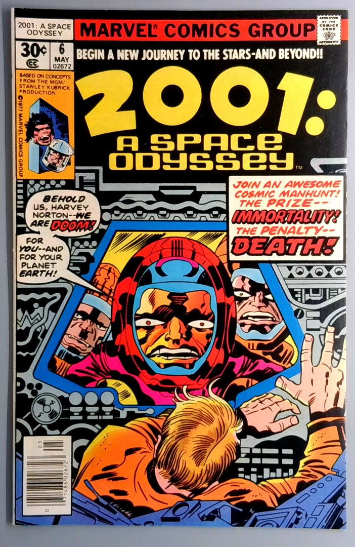 2001: A Space Odyssey #6 NM Marvel Comics 1977