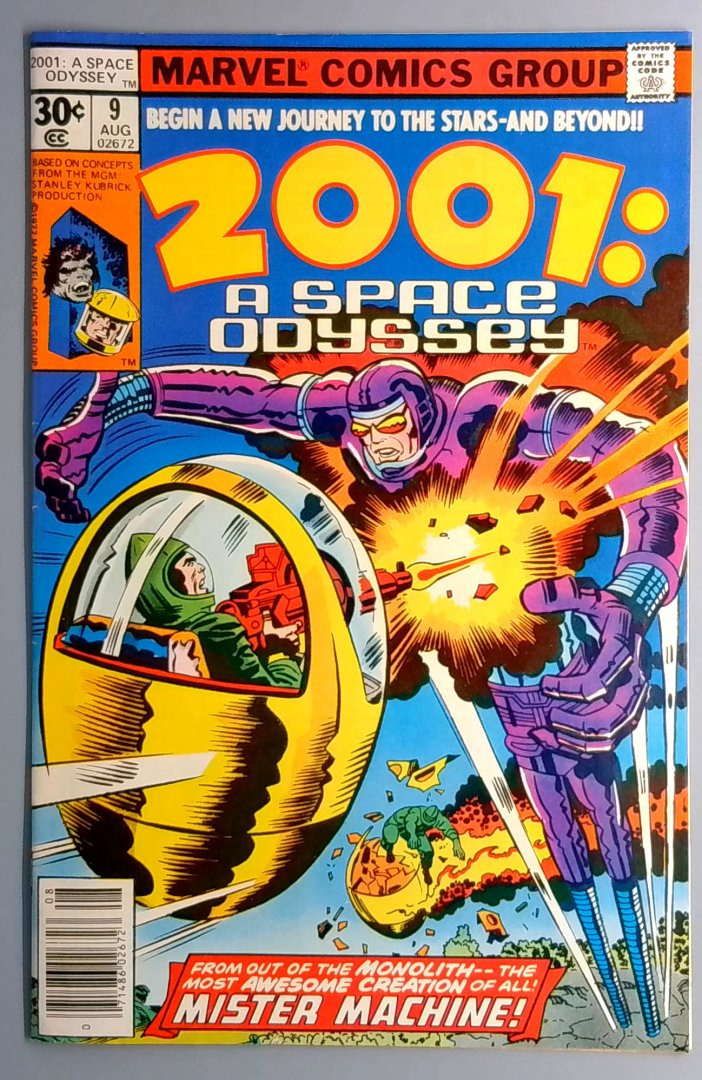 2001: a Space Odyssey #9 VF+ Marvel 1977