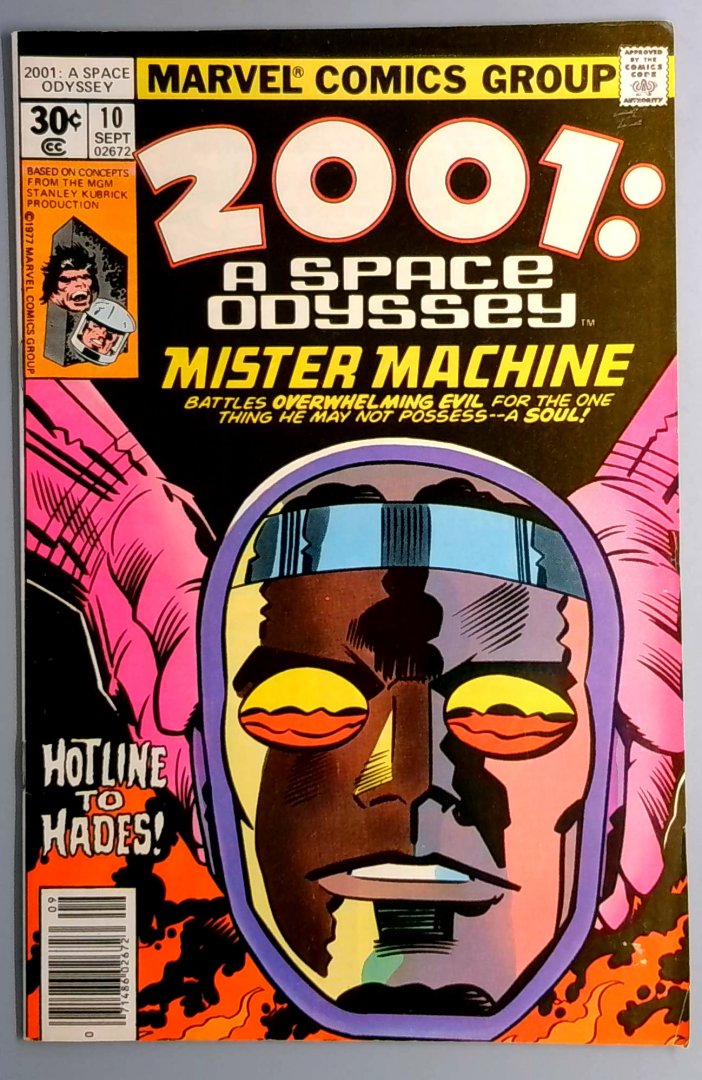 2001: A Space Odyssey #10 VF- Marvel Comics Mister Machine