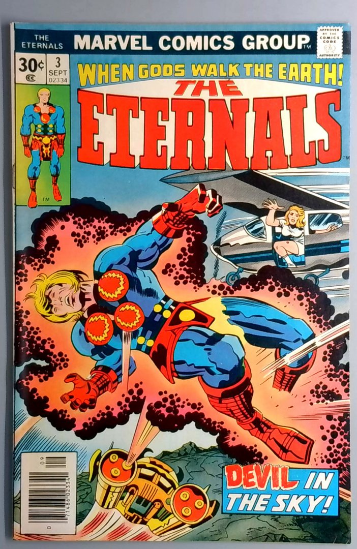 Eternals #3 VF/NM 1st Sersi Marvel 1976