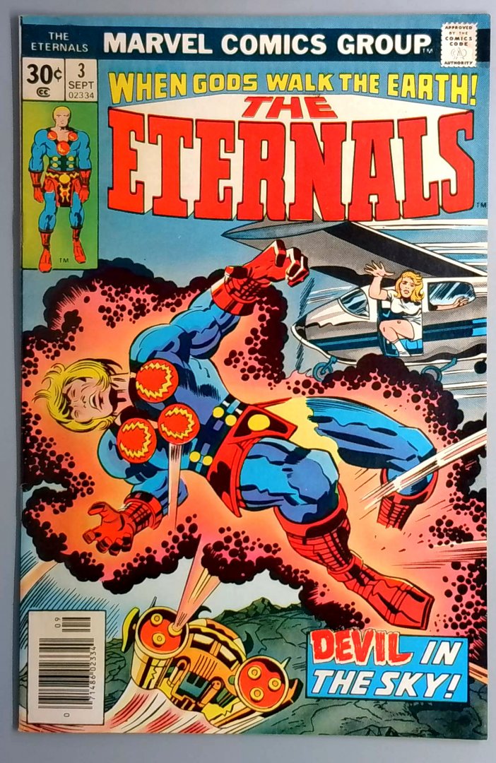Eternals #3 VF 1st Sersi Marvel Comics 1976 Copy2