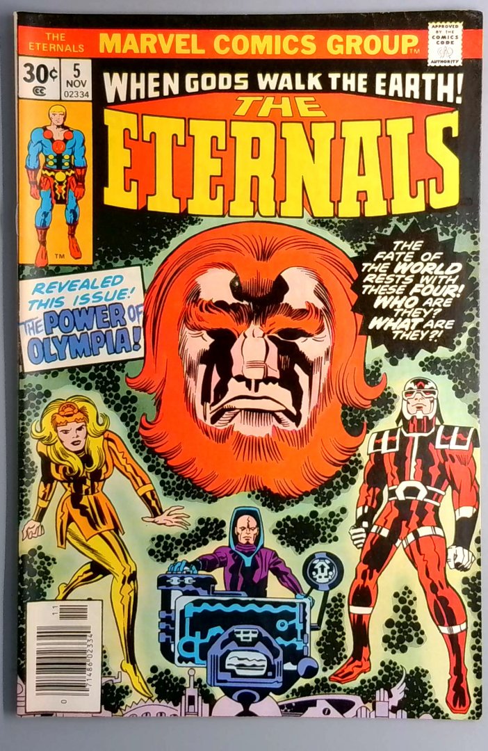 Eternals #5 VG+ 1st Thena Marvel Comics November 1976